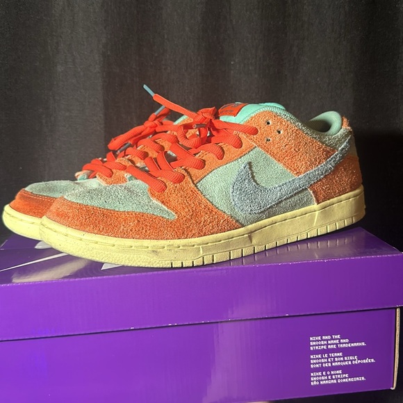 Nike Other - (USED) Nike SB Dunk Low Premium “Orange Emerald Rise” Size: 10.5